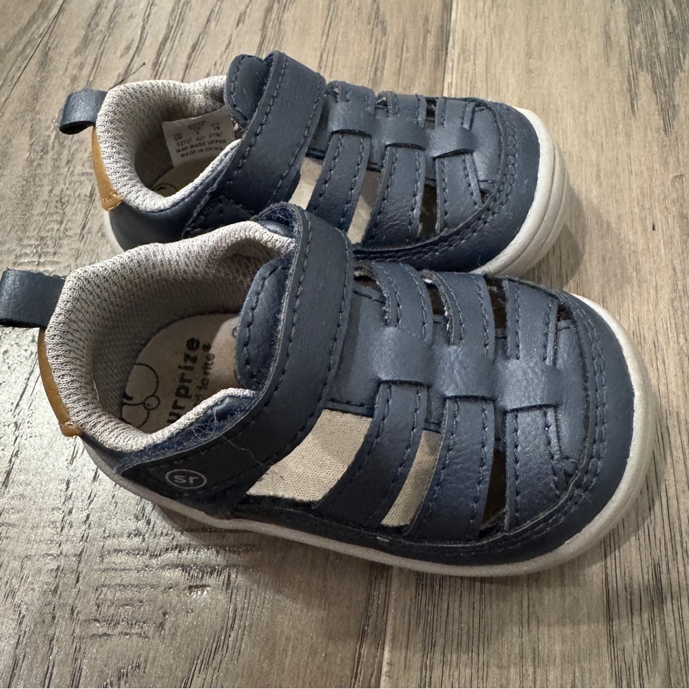 Stride Rite Blue Infant Shoes Sandals Size 3